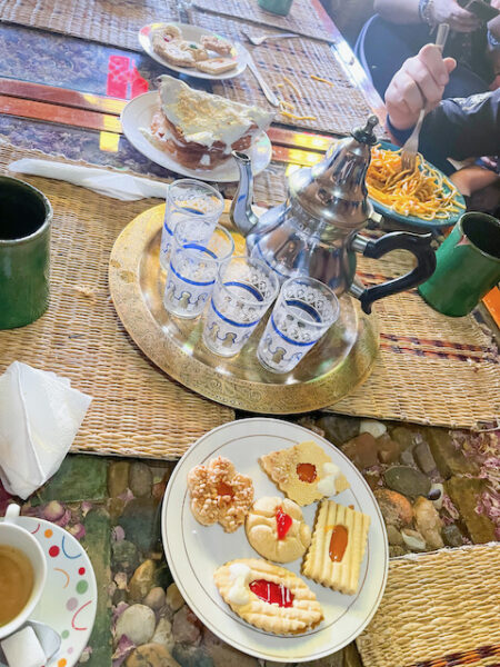 té y postres marroquís 